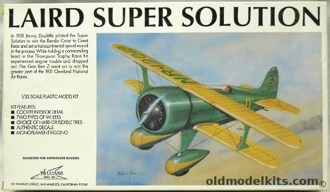 Williams Brothers 1/32 Laird Super Solution, 32-400 plastic model kit